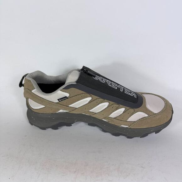 Merrell Moab Hybrid Zip GORE-TEX 1TRL Sneaker Men's 14 Coyote Slip-On Round Toe - Picture 3 of 10